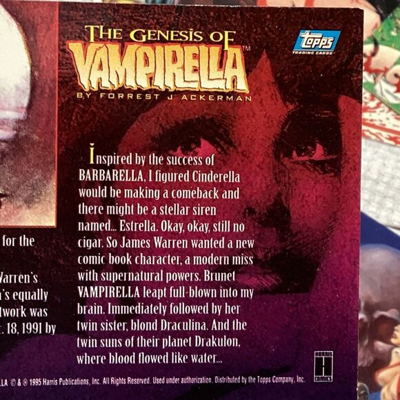 Vampirella Topps 1995 Classic & Modern Gallery Plus New Visions Card Lot Of 43 - Picture 9 of 9